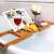CYBERDUST Deluxe Extendable Bath Tray with Book, Phone, Tablet, Candle, Soap, Towel, Wine Glass Holders, Fits Most Tubs