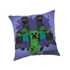 Minecraft Creeper és Enderman párna, lila, 40x40 cm - Minecraft