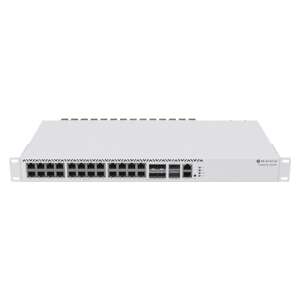 MikroTik CRS326-4C+20G+2Q+RM: 20-Port 2.5 Gigabit RJ45 Switch with 2x QSFP+ (2.5 Gigabit or SFP+)