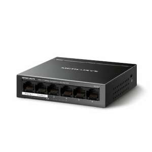 Switch Mercusys MS106LP cu 6 porturi 10/100Mbps și 4 porturi PoE+ - Mercusys