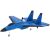iUni FX820 SU-35 Син реактивен самолет с дистанционно управление, изглед под ъгъл