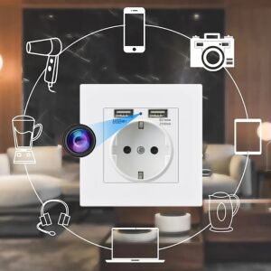 Шпионска камера iUni PR1, 32GB, Wi-Fi, Full HD, сензор за движение 146432900 - IUni