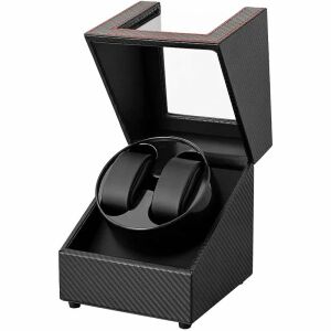 iUni automata óratekercselő, Watch Winder 2, fekete szén-dioxid 141437081 - IUni