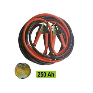 JBM 250 Ah Jumper Cables with Brass Clamps, 25mm x 2 / 2.5m - Jump Starter Cable