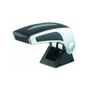 Bottari universal car armrest, black and silver, adjustable, comfortable, for car interior - Bottari