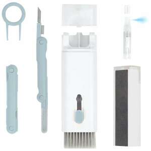 Kit de curățare tastatură cu 7 accesorii: extractor taste, perie, curățător ecran și altele. - Produse pentru curatenie