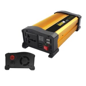 Andowl KS500 500W car power inverter with AC outlet and USB ports - Car inverter