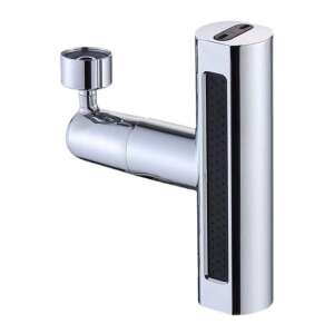 3 in 1 kitchen faucet extension, 360° rotation, 3 water outlet modes, silver, copper - Faucet Filter