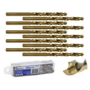GEKO G37060 6mm Cobalt HSS Metal Drill Bit Set, 10 Pieces - Geko Drill bit