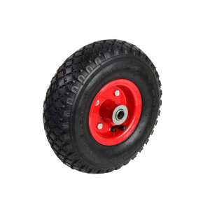 Geko G71014 talicska kerék, 3.00-4 / 2PR, piros kerék, fekete gumi - Geko
