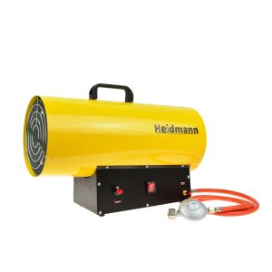 Heidmann 15kW gázfűtő reduktorral, hordozható hősugárzó - Heidmann