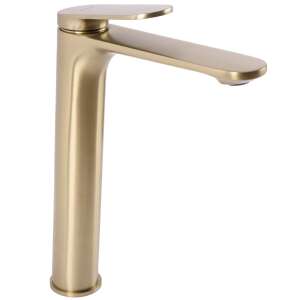 Rea Marco Brush Gold high bathroom faucet - Rea Faucet