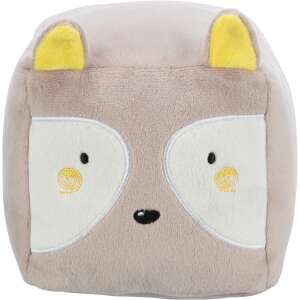 Gray plush fox shaped square toy for dogs, 13 cm - Dog Toy