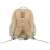 Trixie Willow pet carrier backpack, beige and gray, back view with padded straps