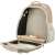 Trixie Willow pet carrier backpack, beige and gray, open side view