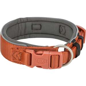Trixie Premium Dog Collar, Rust/Graphite, S-M Size, 33-42 cm, 35 mm - Pet Care