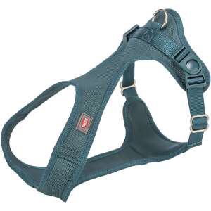 Trixie Ham Comfort Soft Touring dog harness, petrol blue, size S - Pet Care