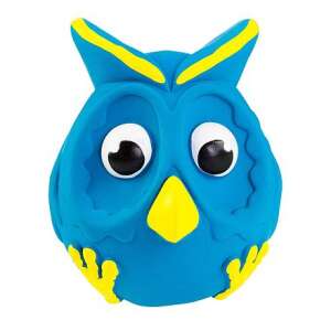 KidDog Owl Dog Toy, Blue Latex Squeaky Toy for Dogs, 11 cm - Dog Toy