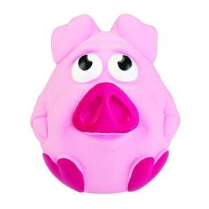 KidDog HipHop Pig Squeaky Dog Toy, Pink Latex, 11 cm - Dog Toy
