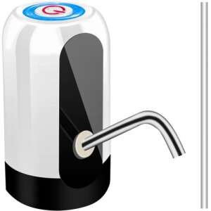 Pompa de distribuție a apei Ruhhy, albă și neagră, cu un tub din oțel inoxidabil - Dozatoare de apă