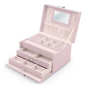 Massido Ékszeres doboz tükörrel - Rózsaszín