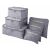 Utazásszervező 6-piece set: packing cubes and laundry pouches, gray
