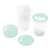 BabyOno 4 pachete recipiente de depozitare a laptelui matern BPA-free cu capace cu cioc