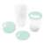 BabyOno 4 pachete recipiente de depozitare a laptelui matern BPA-free cu capace cu cioc