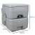 Portable Toilet, Camping WC, with 12l Removable Water Tank, 20l Wastewater Tank, Grey 105795931