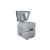 Portable Toilet, Camping WC, with 12l Removable Water Tank, 20l Wastewater Tank, Grey 105795931