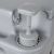 Portable Toilet, Camping WC, with 12l Removable Water Tank, 20l Wastewater Tank, Grey 105795931