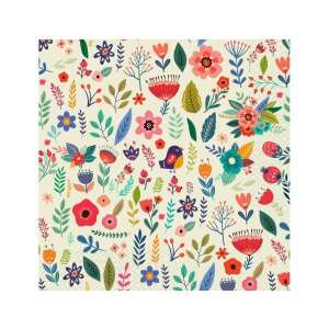 Tavasz Have Fun Light Blumen Servietten, 20 Stück, 33x33 cm - Godan