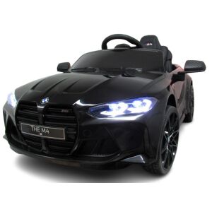 Fekete R-Sport M4 BMW elektromos kisautó elölnézet - R-Sport