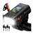 Set de lumini de bicicletă Trizand 4T6 USB, negru, far și stop, impermeabil, reîncărcabil