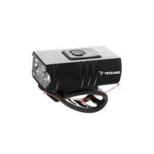 Przednie i tylne światła rowerowe LED zasilane bateryjnie, z ładowaniem przez USB, CREE-T6 LED