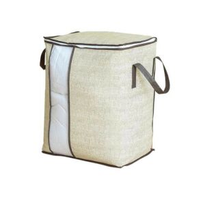 Praktikus Ruhatarolo Taska bézs színű tároló táska ruhákhoz és takarókhoz - Gardrób rendszerező