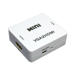 Mini VGA-HDMI Átalakító - 1080p - Plug and Play 133322110 - VGA átalakító