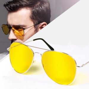 Night Vision Szemüveg - Sárga Lencséjű - Vezetéshez 133324554 - Férfi napszemüveg