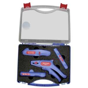 WEICON Profi-Starter Zestaw Ściągacz izolacji 0.2-6mm2 , automatyczny ściągacz izolacji GERMANY 52880001, NÓŻ do kabli 104612534 - Szczypce