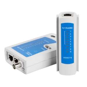 Lanberg Netzwerk-Kabeltester, RJ-45, RJ-11, BNC, Netzwerk-Kabeltester, Netzwerk-Kabelprüfer, Netzwerk-Kabelfehlerfinder, Netzwerk-Kabel-Fehlerbehebung, Netzwerk-Kabel-Testgerät, Netzwerk-Kabel-Tester-Kit - Netzwerk Werkzeuge