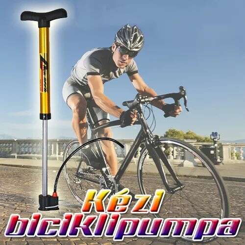 Kézi biciklipumpa - labdához, matrachoz, kerékpárhoz 104887576