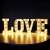 LED világító LOVE felirat, 22cm magas, elemes, fehér, dekorációs betűk, otthoni dekoráció, parti dekoráció