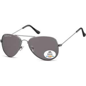Ochelari de soare polarizati unisex Montana Eyewear MP94, gunmetal, smoke lenses 104634359 - Ochelari de soare pentru barbati