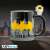 DC Comics Batman "Bat-Signal" 3D Tasse, 460 ml, schwarze Tasse mit Stadtbild und gelbem Bat-Signal, 3D Bat-Signal Griff