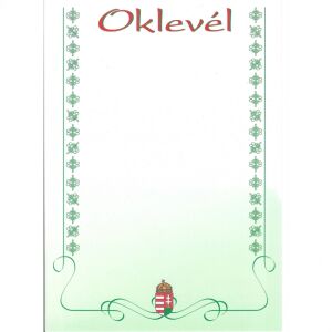 Oklevél OK4 143636406 - Előnyomott papír