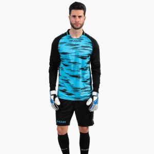 Givova Kit Portiere Difesa kapus szett türkiz-fekete 2410 S 143592853 - Focimez