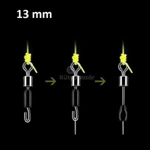 Előke gyorskapocs Horgászathoz 30 db 128049406 - Horog, forgó, kapocs