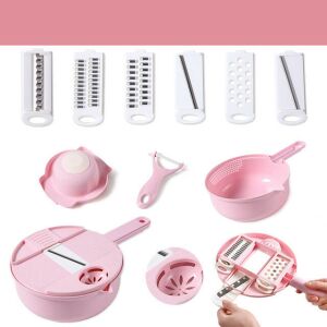 Praktikus Multifunkciós Zöldségvágó - 12 Funkció - 6 Penge