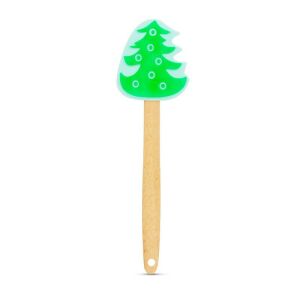 Karácsonyi Szilikon Spatula - Mikulás/Karácsonyfa - 29cm