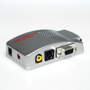 Univerzális VGA-TV Átalakító - RCA, S-Video, VGA Kimenetekkel 145031144 - VGA átalakító